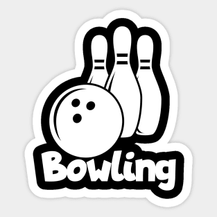 Bowling Sticker